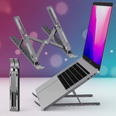 Metal Laptop Stand | Adjustable Foldable Laptop Stand |
